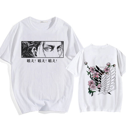 Attack On Titan White T-Shirt